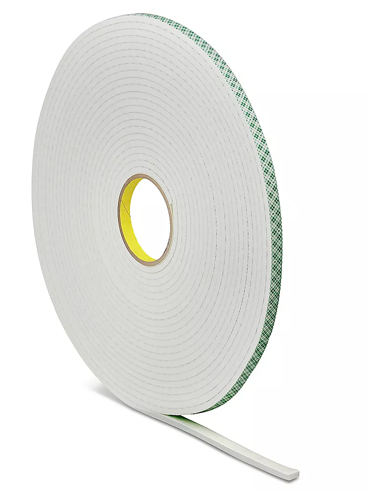 3M 4004 Double-Sided Foam Tape - 1/2" x 18 yds