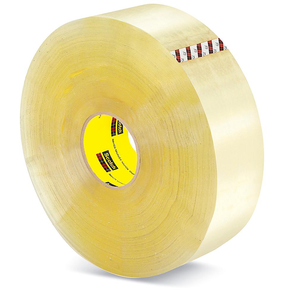 3M 373 Hot Melt Machine Length Tape - 3" x 1,000 yds, Clear
