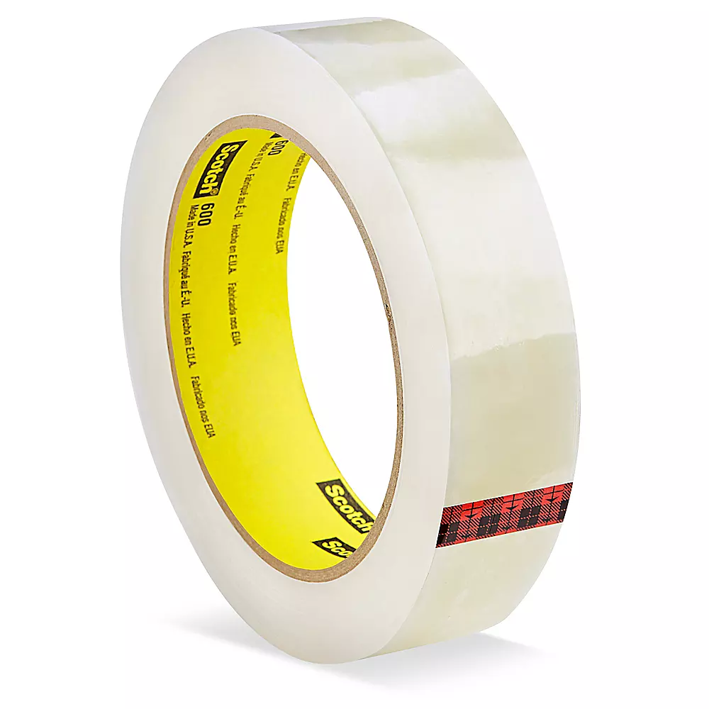 3M 600 Scotch® Transparent Tape - 1" x 72 yds