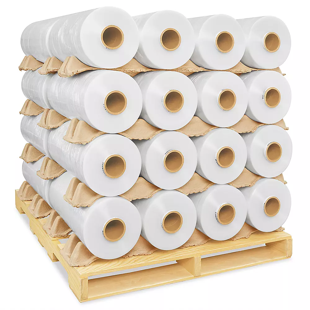 NorthEdge Machine Length Stretch Film Skid Lot - One-Sided Cling, 80 gauge, 20" x 6,000'