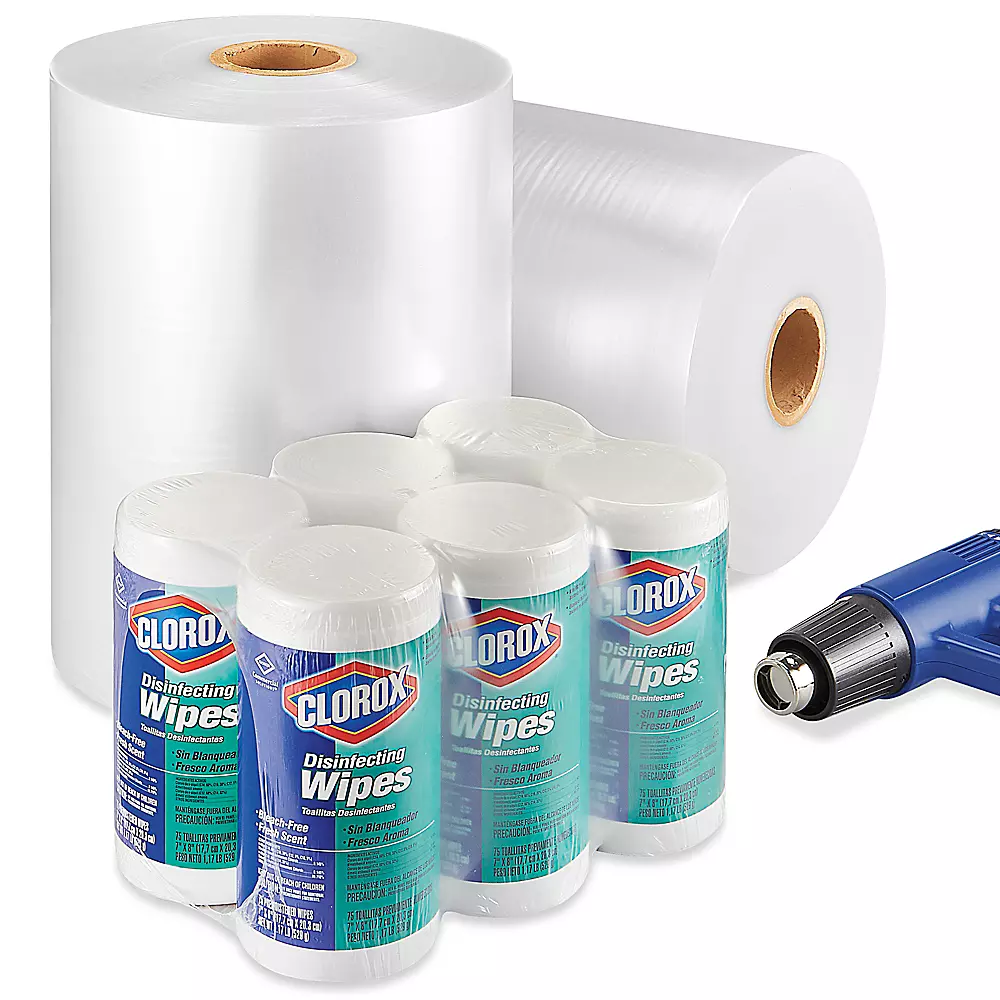 Heavy Duty Bundling Shrink Film Roll - 200 gauge, 16" x 4,200'
