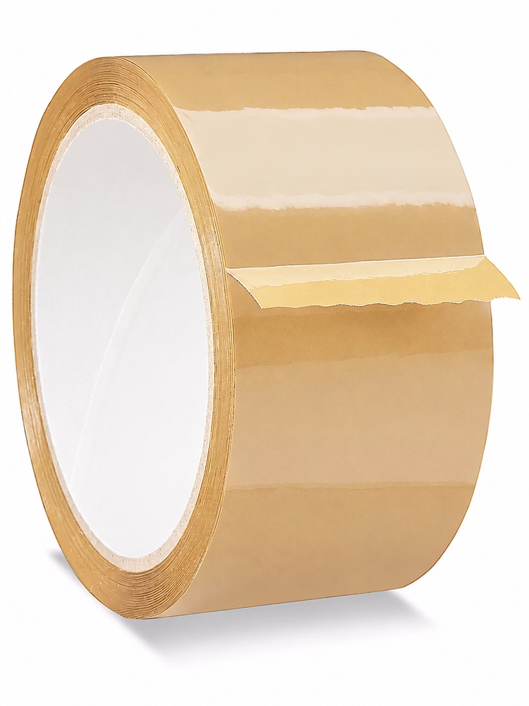 Economy Industrial Tape - 1.8 Mil, 2" x 55 yds, Tan