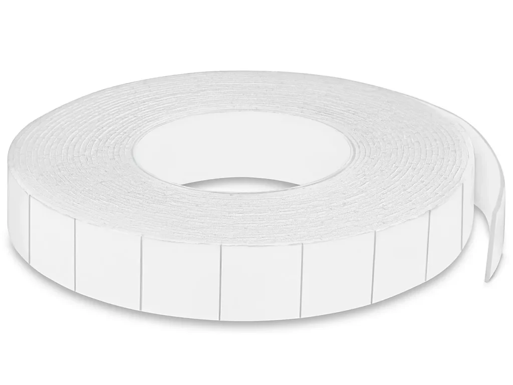 NorthEdge Pre-Cut Double-Sided Foam Squares - 1 x 1", 1/16" Thick