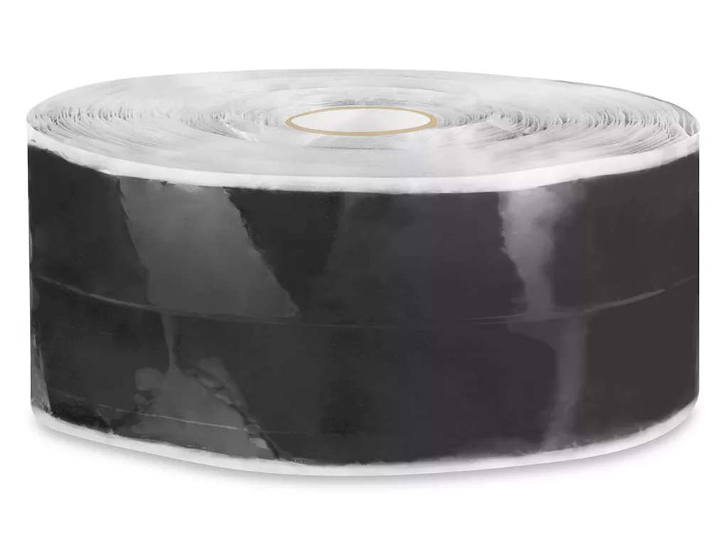 Silicone Self Fusing Tape - 1" x 12 yds, Black