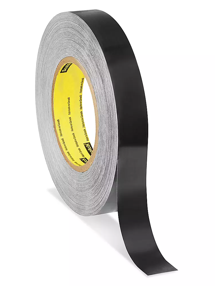 3M 890MSR Black Super Strength Strapping Tape - 1" x 60 yds