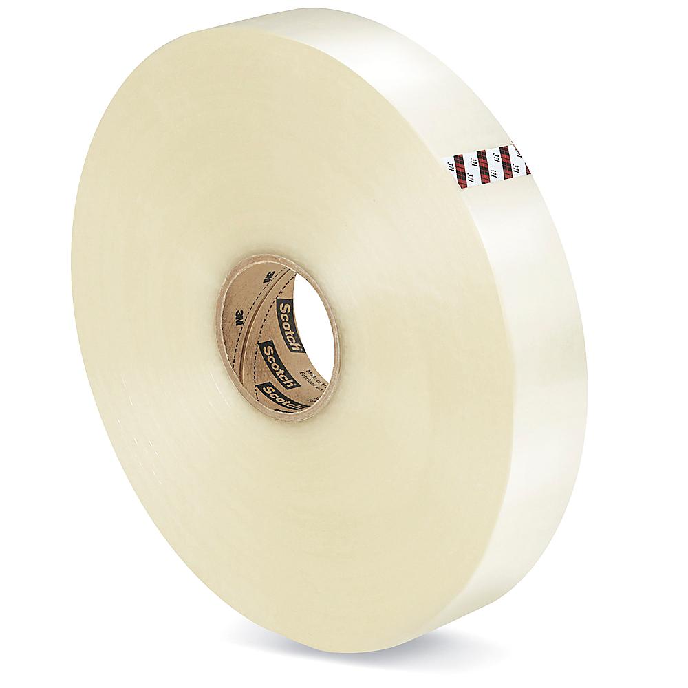 3M 371 Hot Melt Machine Length Tape - 2" x 1,640 yds, Clear