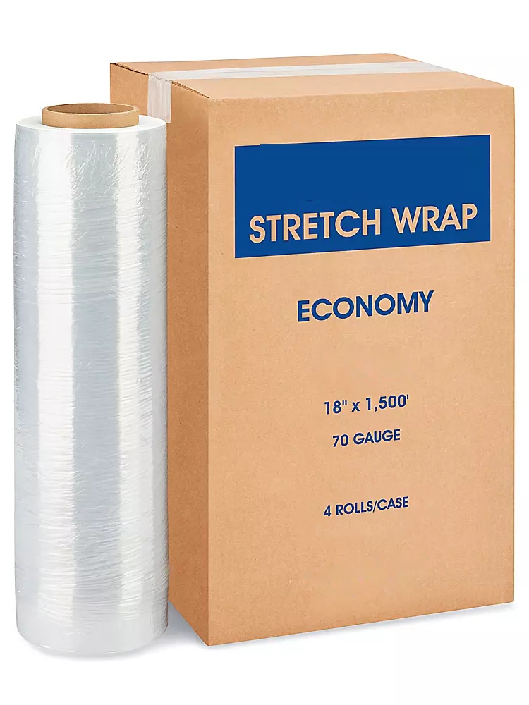 NorthEdge Economy Stretch Wrap - Cast, 70 gauge, 18" x 1,500'