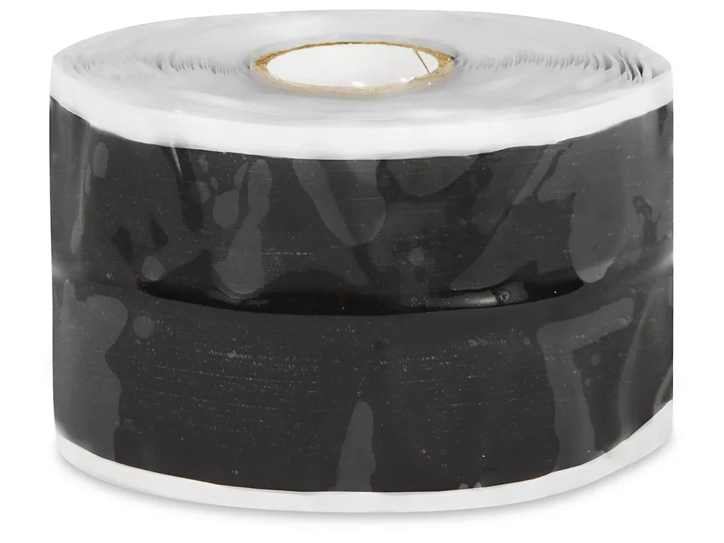 Silicone Self Fusing Tape - 2" x 12 yds, Black