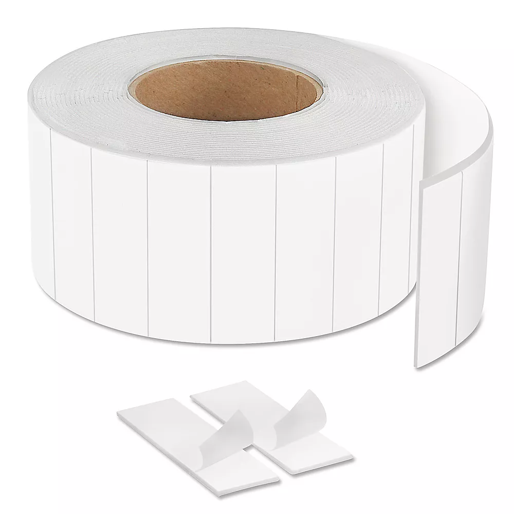 NorthEdge Pre-Cut Double-Sided Foam Strips - 1 x 3", 1/16" Thick