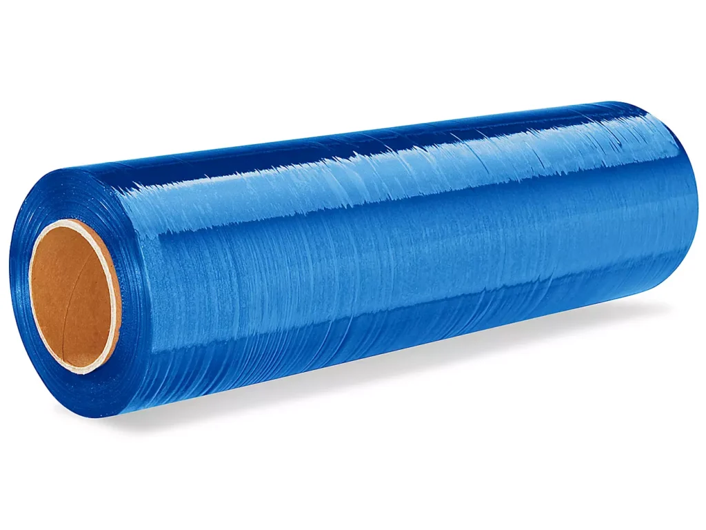 NorthEdge Color Tinted Stretch Wrap - Cast, 120 gauge, 18" x 1,000', Blue