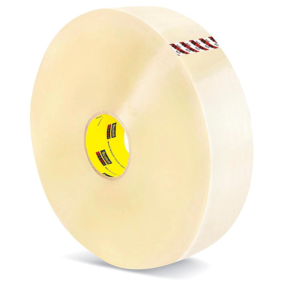 3M 375 Hot Melt Machine Length Tape - 3" x 1,000 yds, Clear