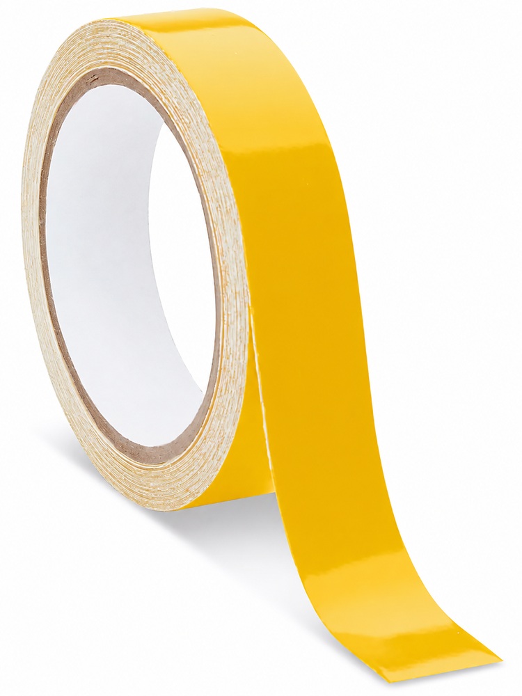 Reflective Tape - 1" x 10 yds, Yellow