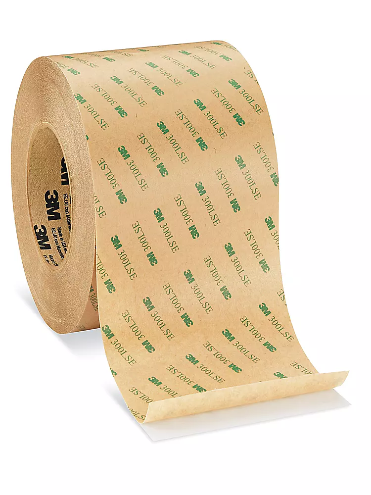 3M 9472LE Adhesive Transfer Tape Hand Rolls - 4" x 60 yds