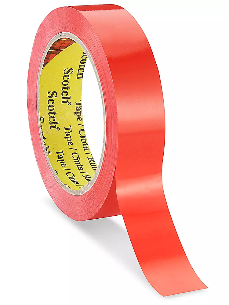 3M 690 Scotch® Film Tape - 1" x 72 yds, Red
