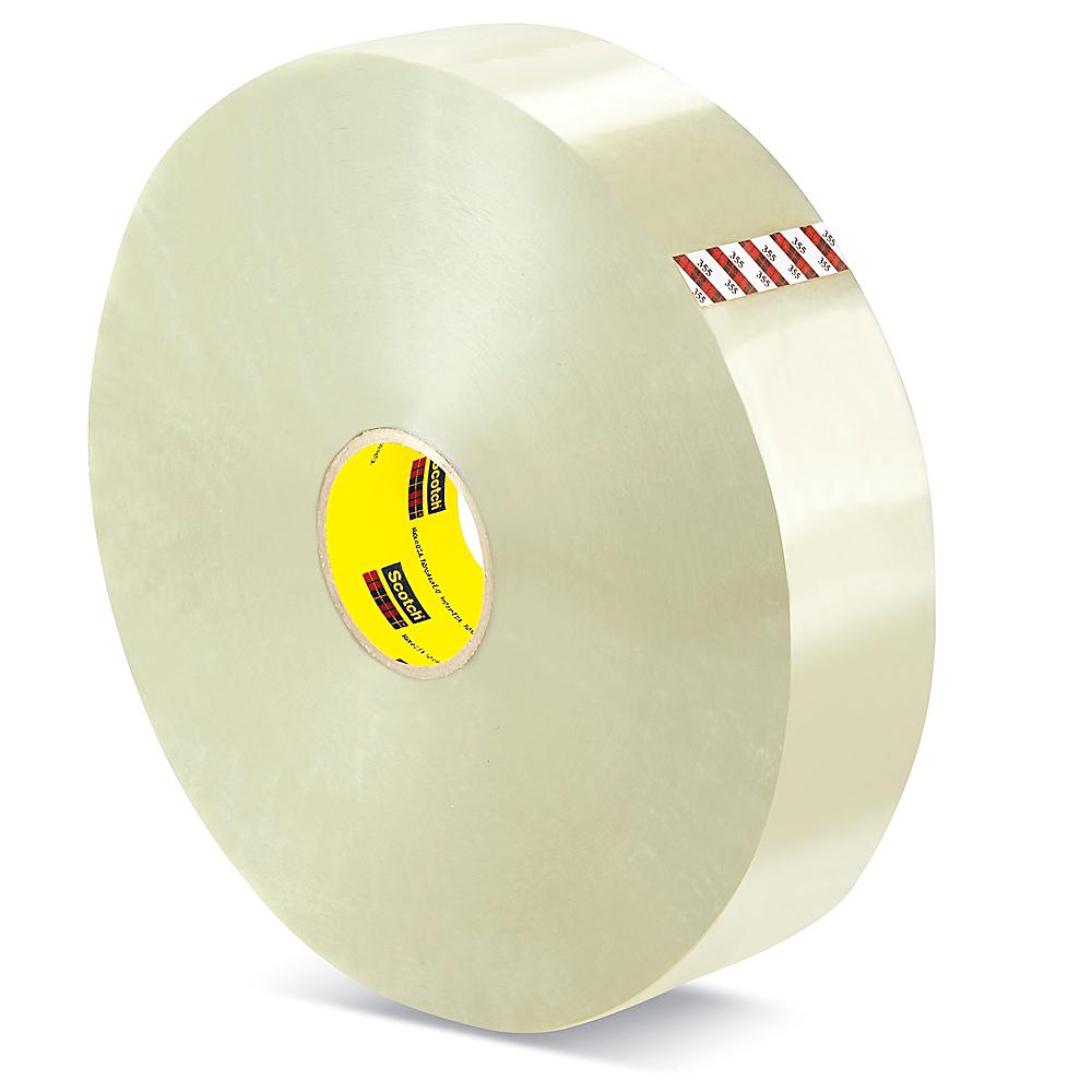 3M 355 Hot Melt Machine Length Tape - 3" x 1,000 yds, Clear