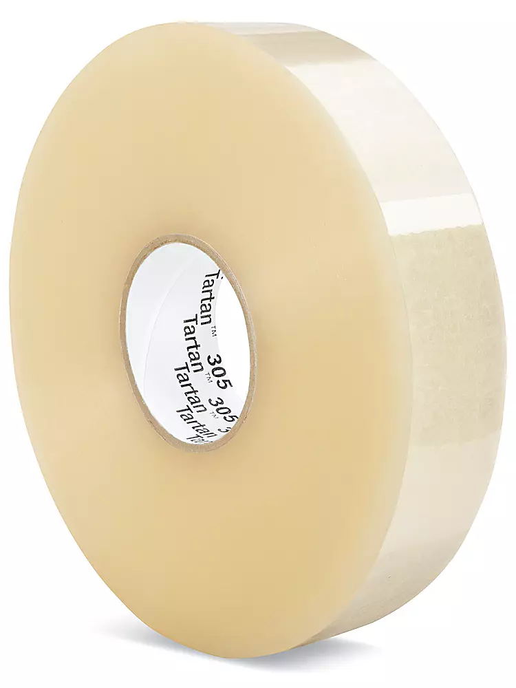 3M 305 Acrylic Machine Length Tape - 2" x 1,000 yds, Clear