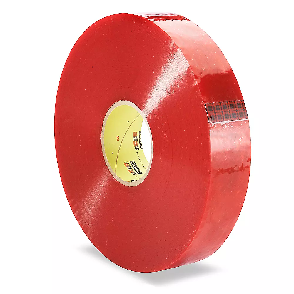 3M 3779 Hot Melt Machine Length Tape - "Check Seal Before...", 2" x 1,000 yds, Clear