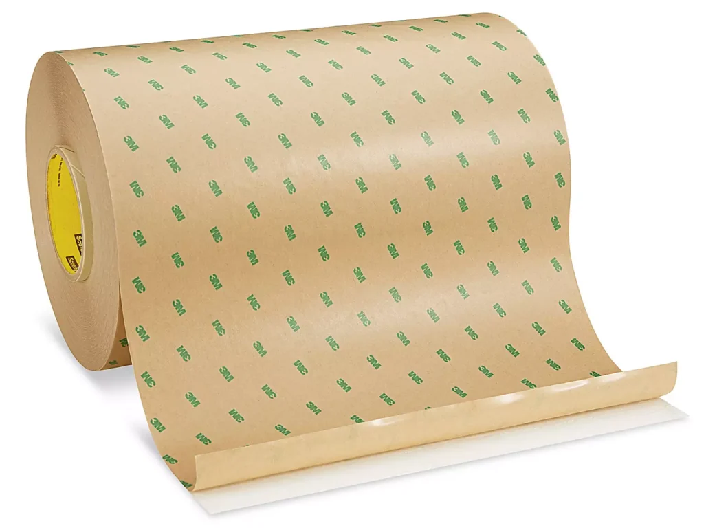 3M 9502 Adhesive Transfer Tape Hand Rolls - 12" x 60 yds