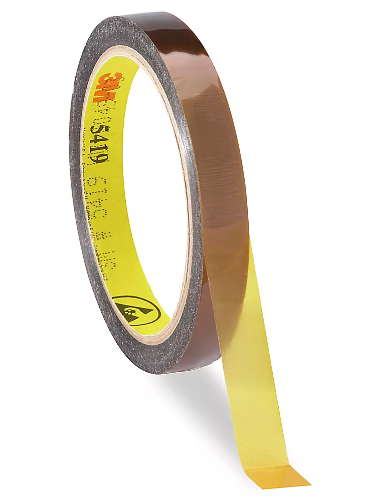 3M 5419 Low Static Polyimide Film Tape - 1/2" x 36 yds