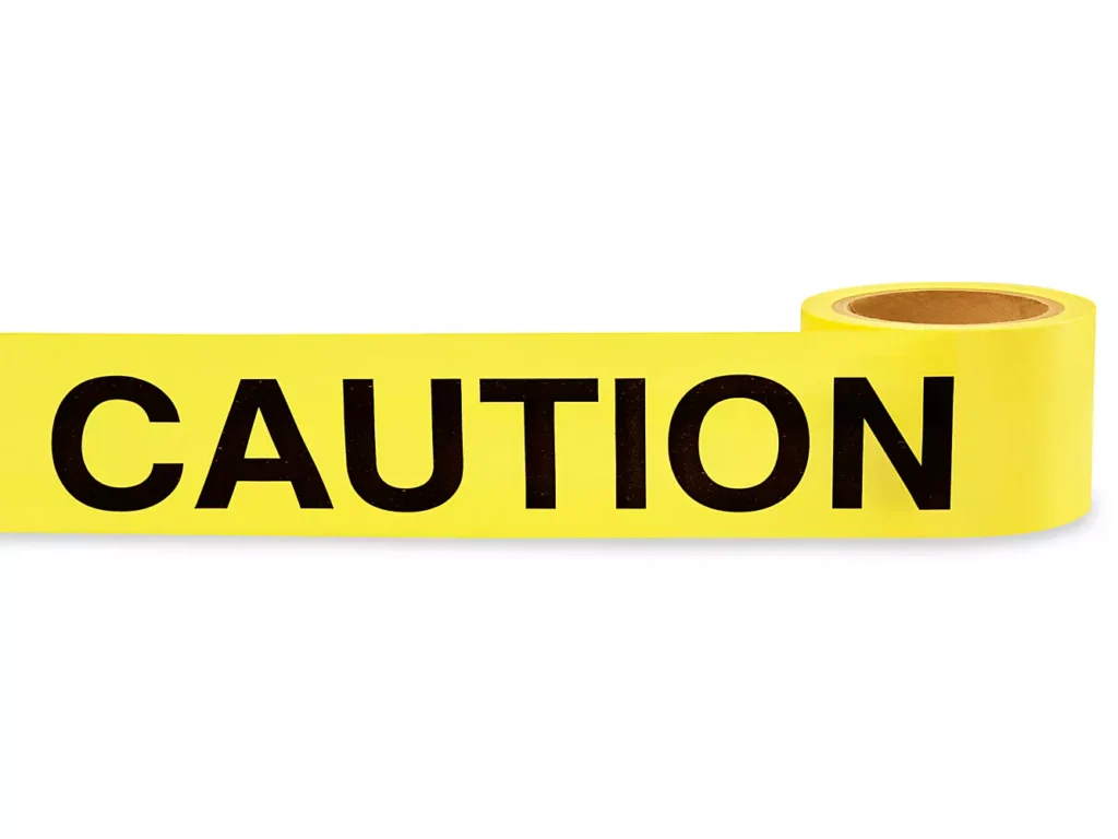 3M 301 Barricade Tape - 3" x 300'