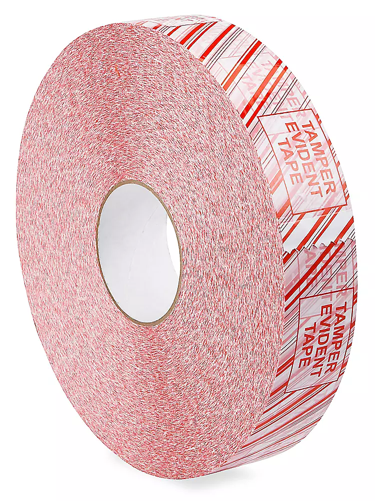 Industrial Machine Length Security Tape - "Tamper Evident", 2" x 1,000 yds