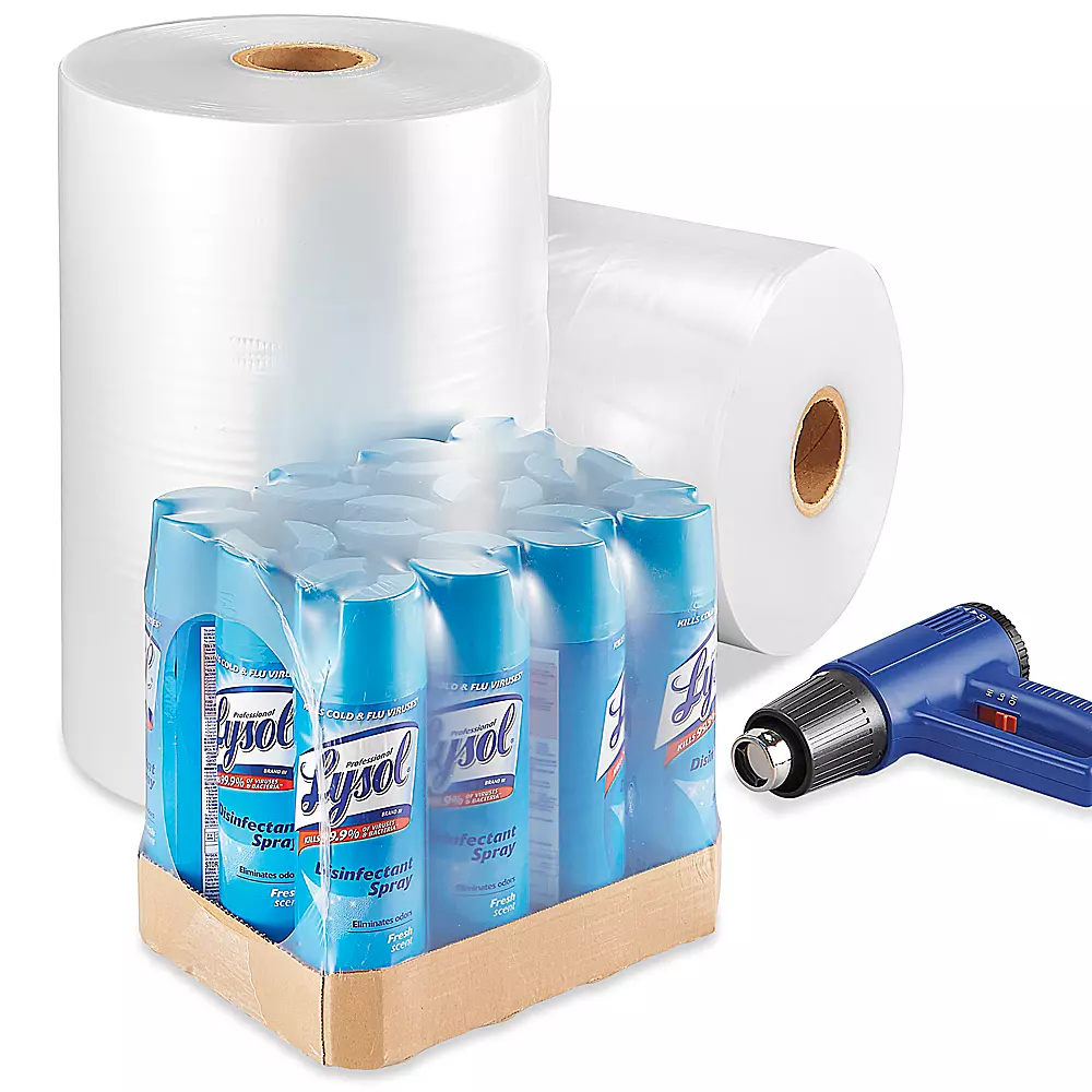 Heavy Duty Bundling Shrink Film Roll - 200 gauge, 18" x 4,200'