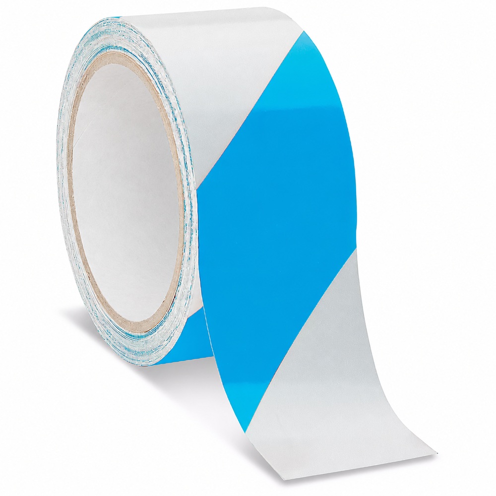 Reflective Tape - 2" x 10 yds, Blue/White