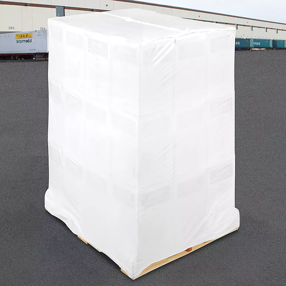 UVI Shrink Pallet Bags - White, 4 Mil, 50 x 48 x 84"
