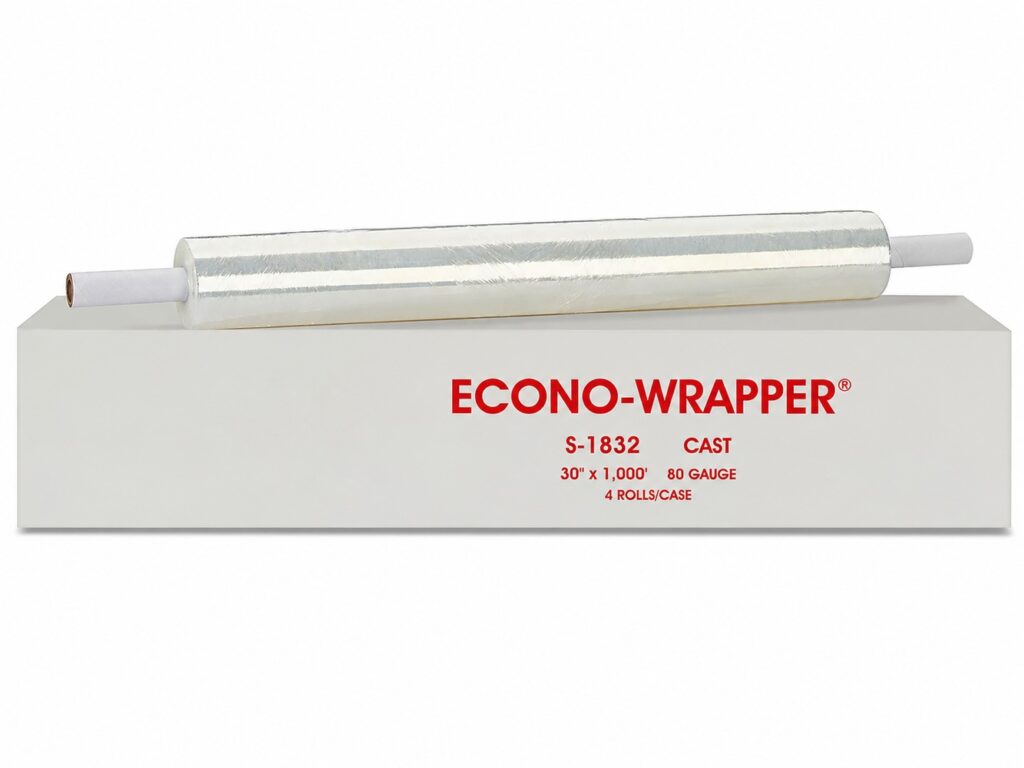 NED Econo-Wrapper - Cast, 80 gauge, 30" x 1,000'