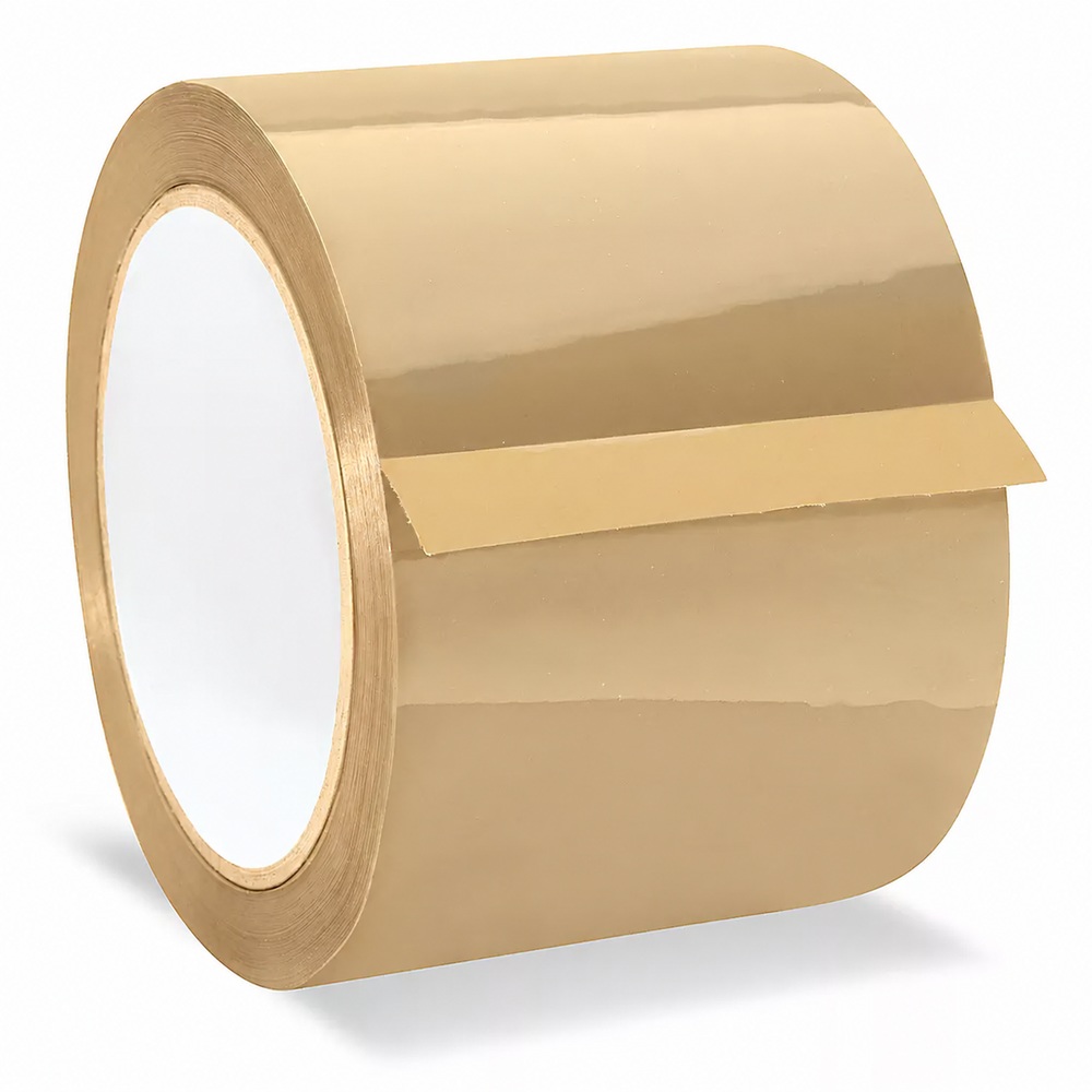 Industrial Plus Tape - 2.6 Mil, 3" x 55 yds, Tan
