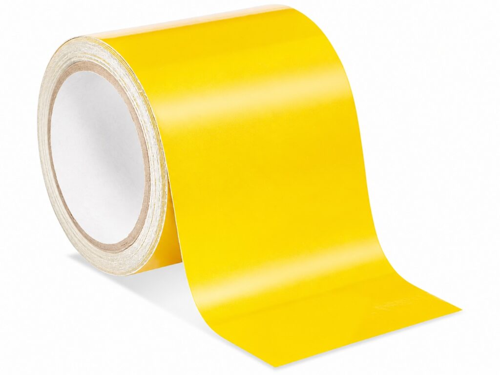 Reflective Tape - 4" x 10 yds, Yellow