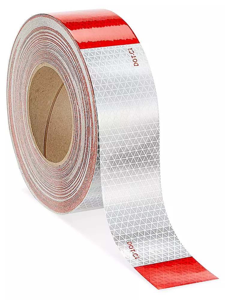NorthEdge Reflective Conspicuity Tape - 2" x 150', Red/White