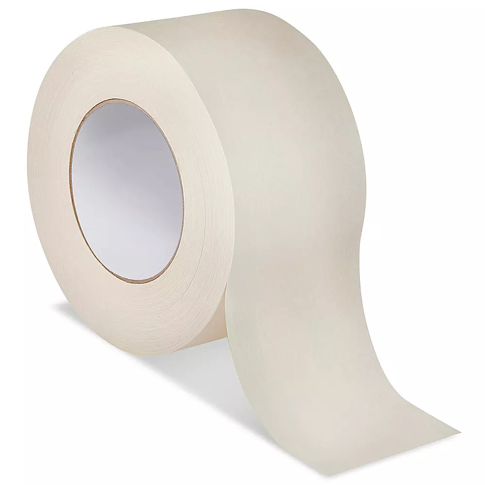 Pressure Sensitive Kraft Tape - 3" x 60 yds, Ivory