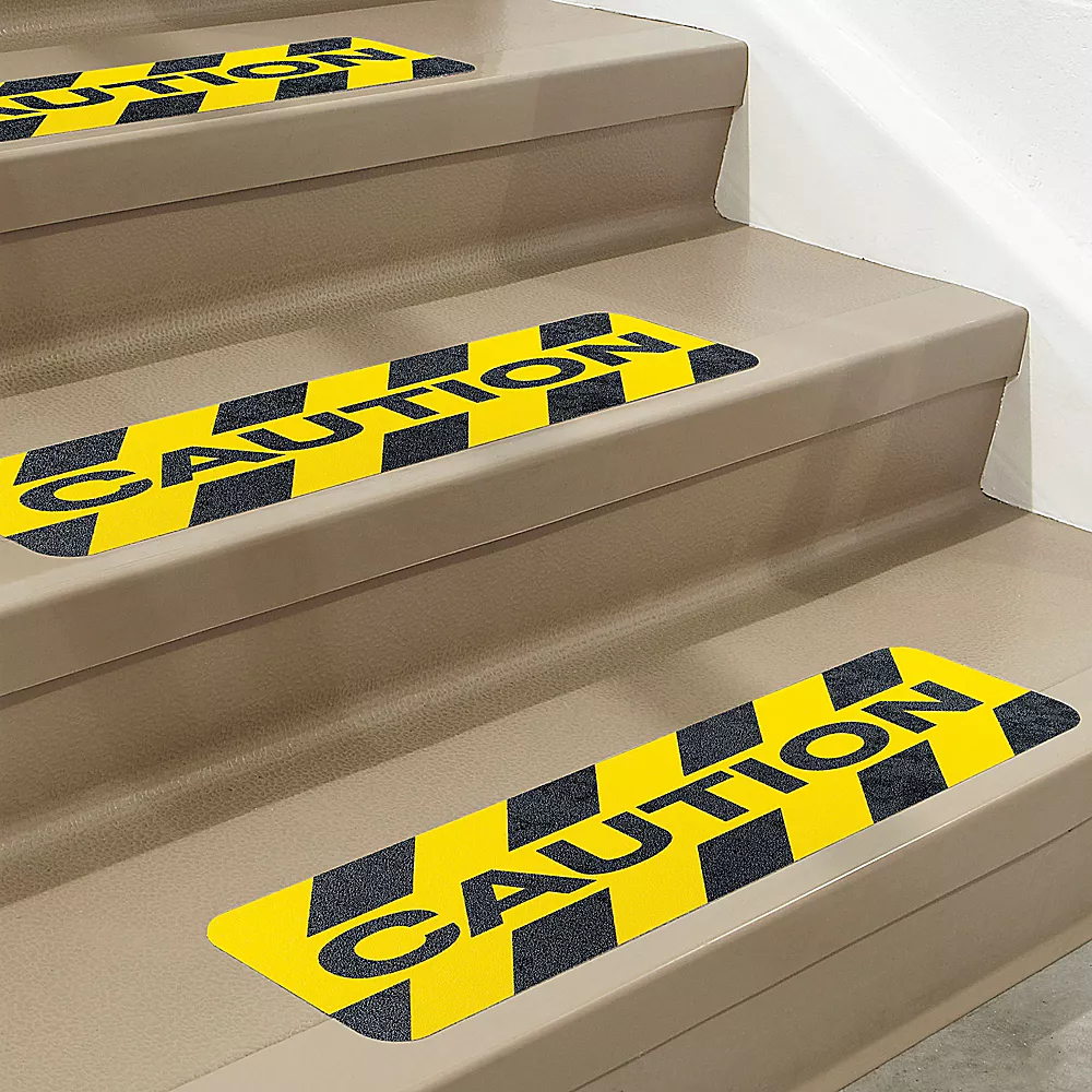 Anti-Slip Treads - "Caution", 6 x 24"