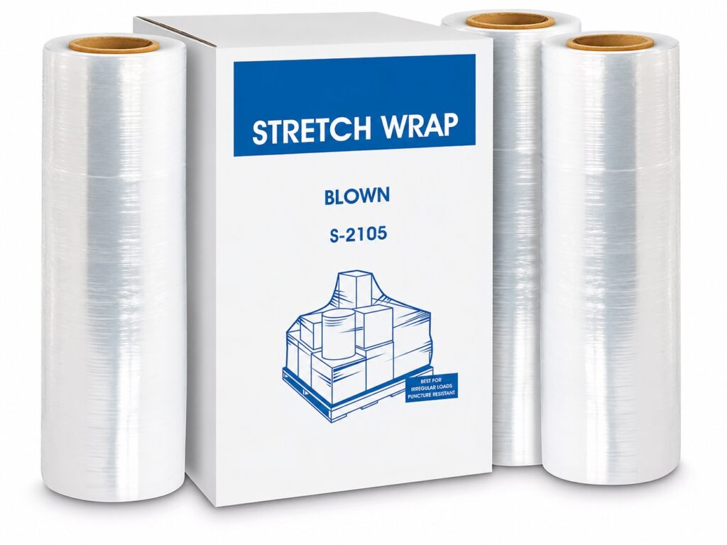 NorthEdge Stretch Wrap - Blown, 70 gauge, 18" x 1,500'