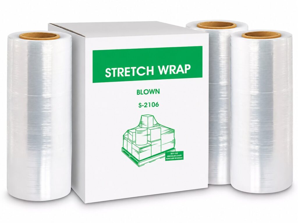 NorthEdge Stretch Wrap - Blown, 90 gauge, 12" x 1,500'