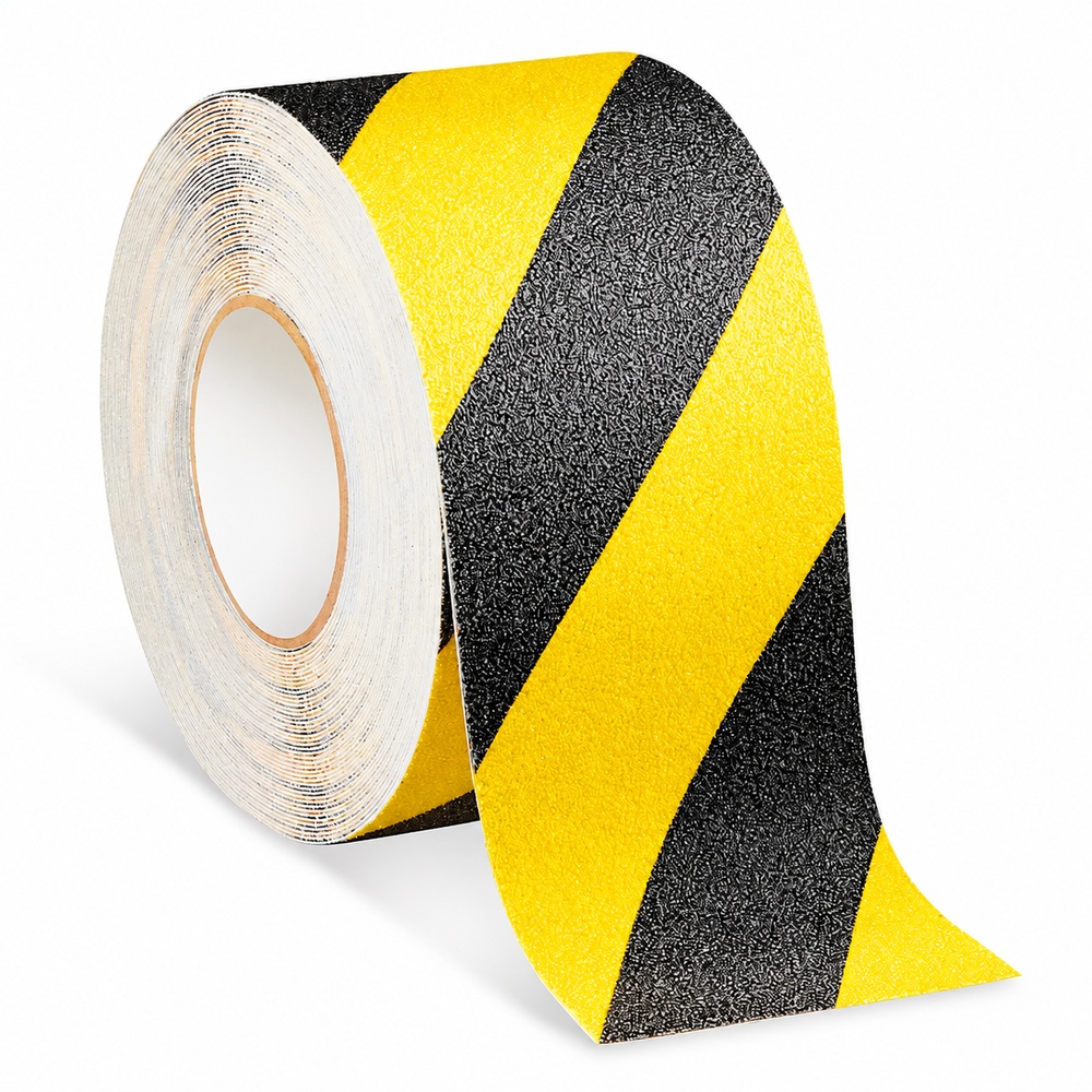 NorthEdge Heavy Duty Anti-Slip Tape - 4" x 60', Yellow/Black
