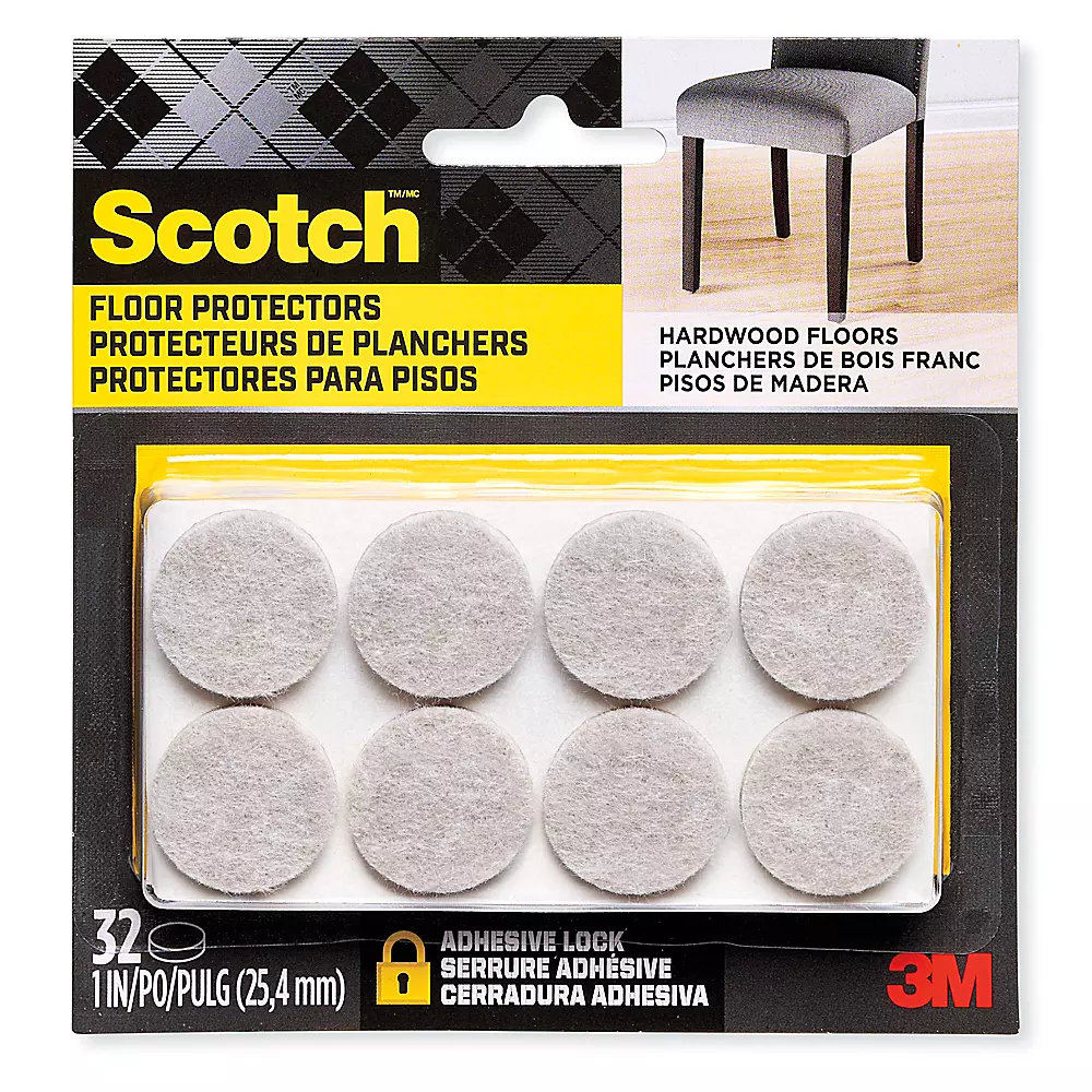 3M SP802-NA Scotch™ Felt Pads - 1"