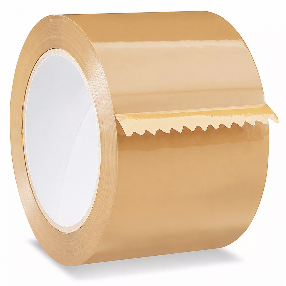 Economy Industrial Tape - 1.8 Mil, 3" x 110 yds, Tan