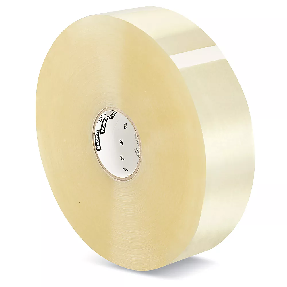 3M 313 Acrylic Machine Length Tape - 3" x 1,000 yds, Clear