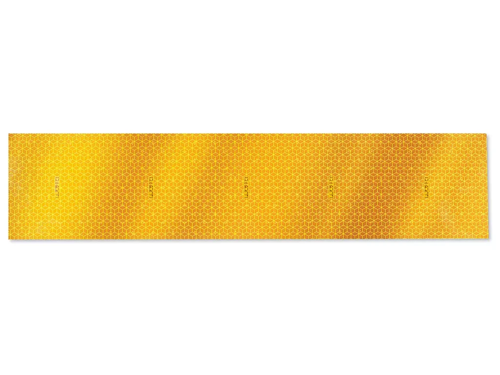 NorthEdge Reflective Conspicuity Tape Strips - 4 x 18", Yellow