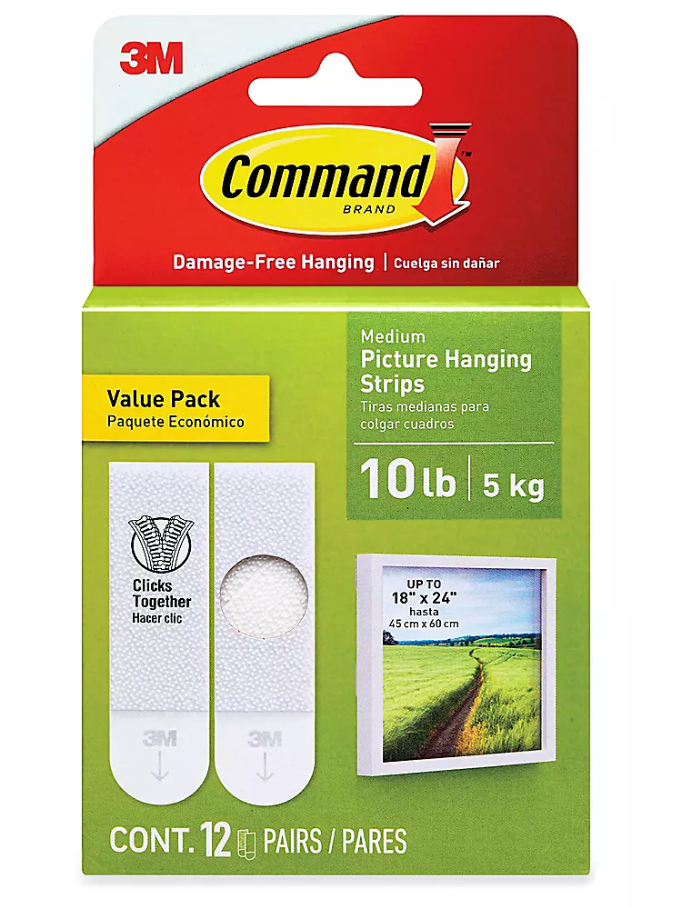 3M 17204 Command™ Picture Hanging Strips Value Pack - Medium
