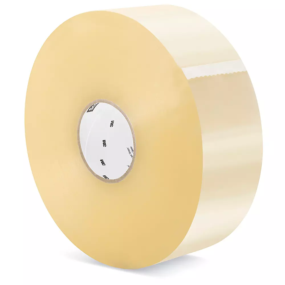 3M 311+ Acrylic Machine Length Tape - 3" x 1,000 yds, Clear