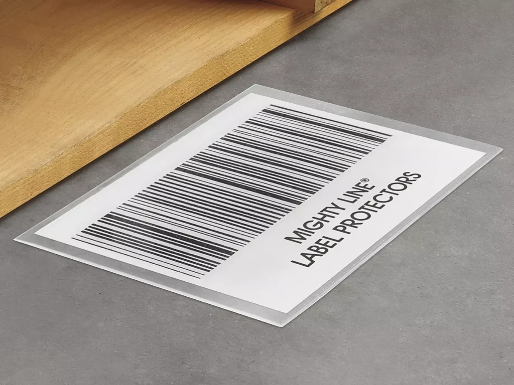 Mighty Line® Deluxe Safety Tape Label Protectors - 5 x 7"