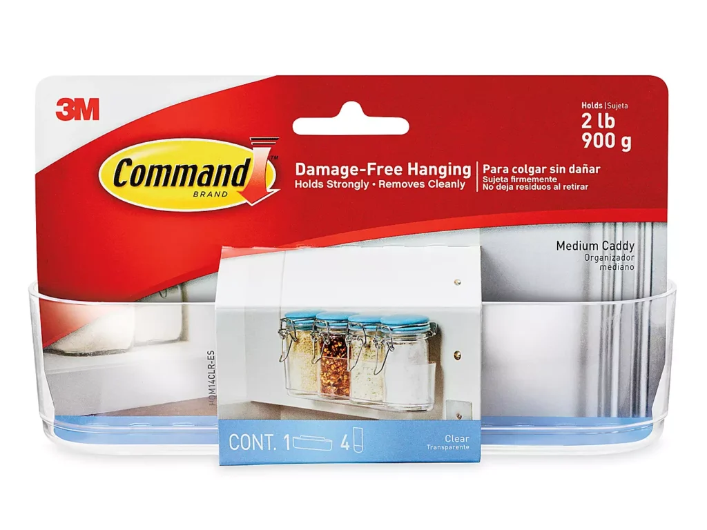 3M HOM14CLR-ES Command™ Medium Caddy - Clear
