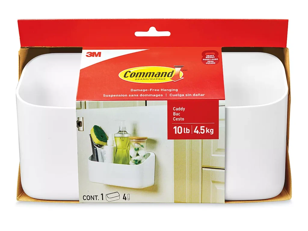3M 17631-ESF Command™ Extra-Large Caddy - White