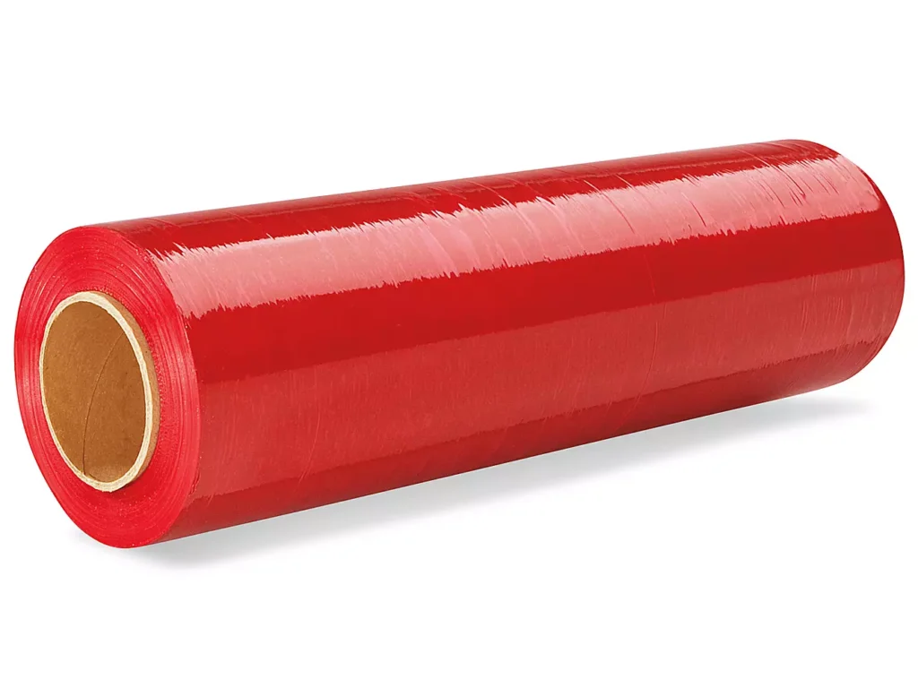NorthEdge Color Tinted Stretch Wrap - Cast, 80 gauge, 18" x 1,500', Red