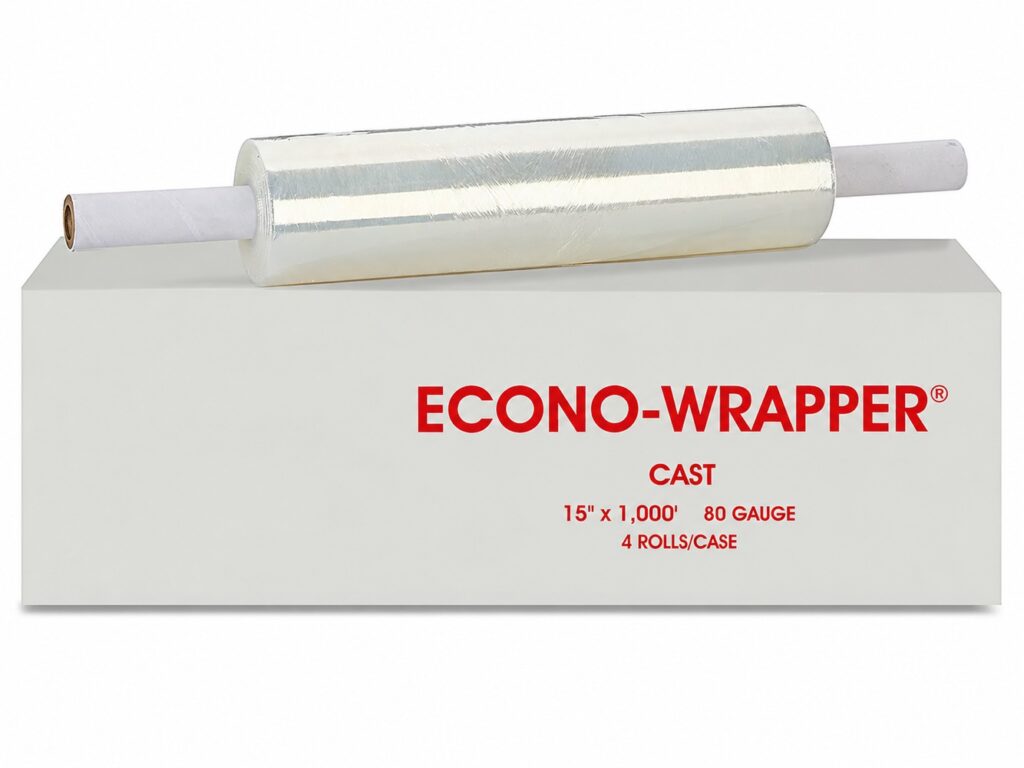 NED Econo-Wrapper - Cast, 80 gauge, 15" x 1,000'
