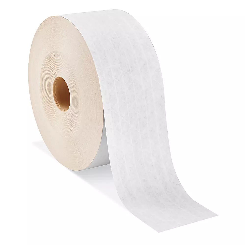 Central® Deluxe Kraft Sealing Tape - 3" x 450', White