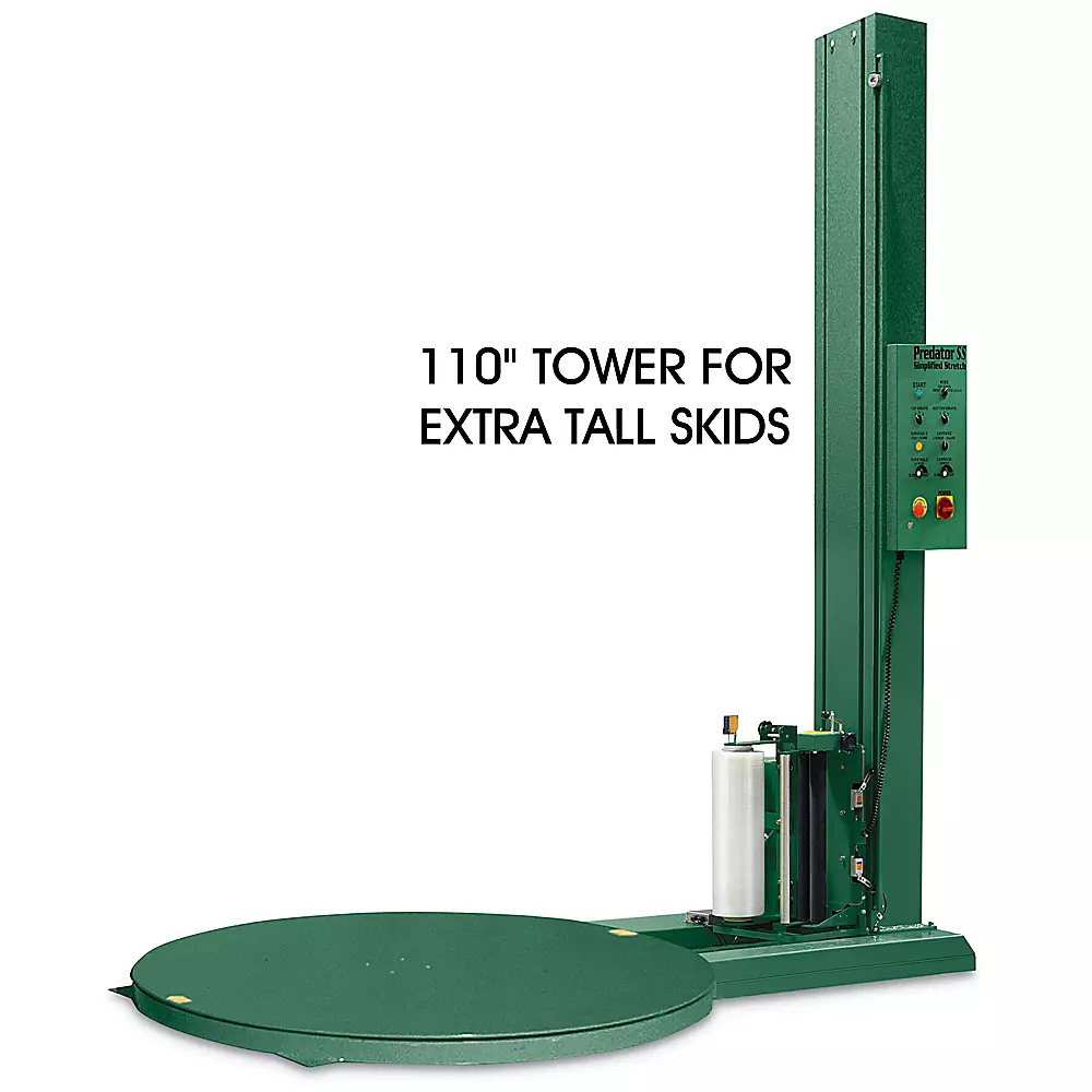 Semi-Automatic Stretch Wrap Machine - 52 x 52 x 110"